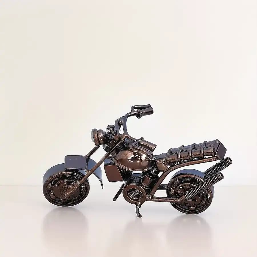 Creative Metal Handmade Vintage Motor Bike