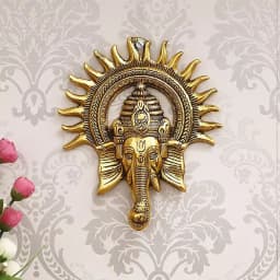 Beautiful Lord Ganesh Wall Hanging Sculpture 1