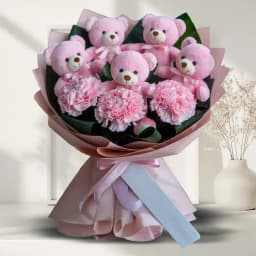 Teddy Day Special Bouquet 1