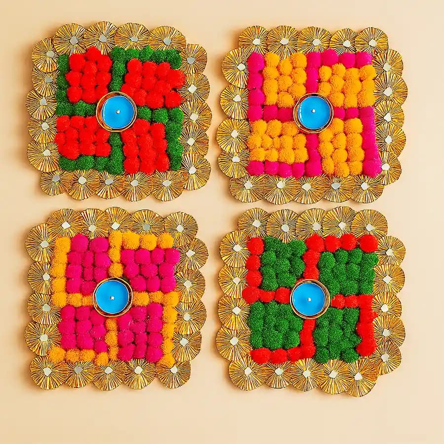 Stunning Corridor Rangoli Decor Set