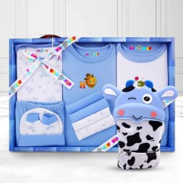 Exclusive Wishkey Silicone Teething Mitten N Cotton Clothes Set 1