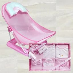 Wonderful Baby Bather n Cotton Clothes for Baby Girl 1