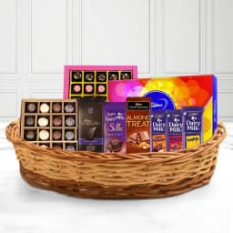 Delightful Gift Hamper Basket with Various Products 1
