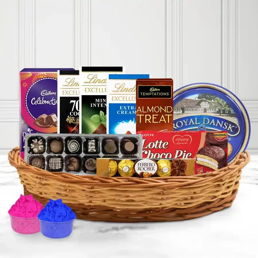 Festival Basket Full of Chocolates