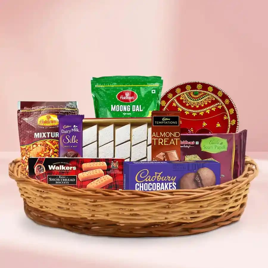 Celebration Gifts Basket for Family