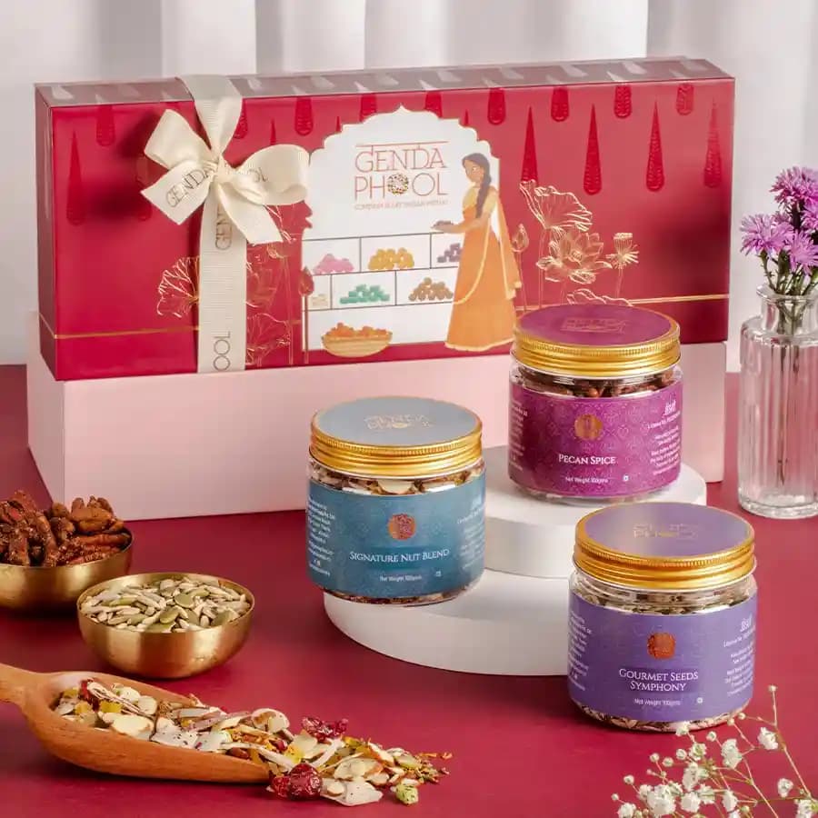 Gourmet Nut Trio Gift Basket