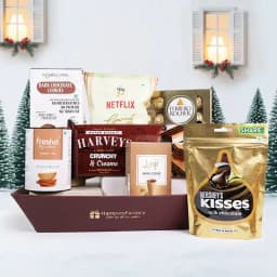 Decadent X Mas Treats Gift Basket 1