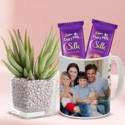 Joyful Aloe Vera Gift Set with Custom Mug 1