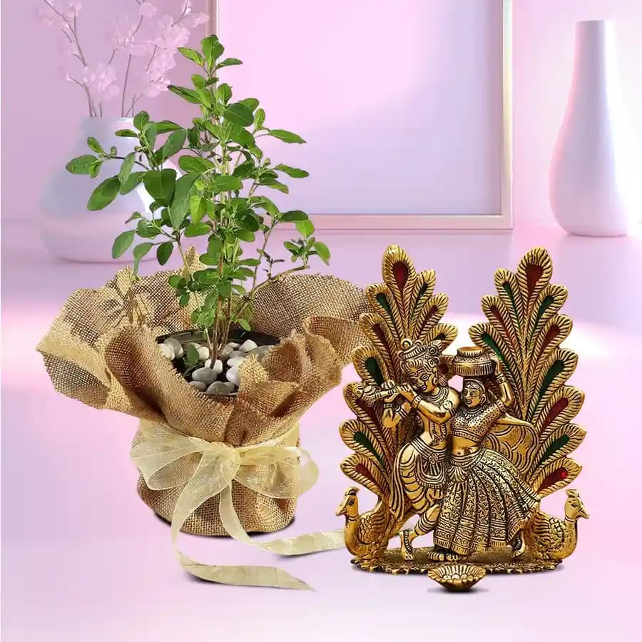 Sacred Tulsi & Krishna Blessing Ensemble