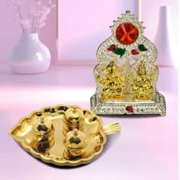 Elegant Brass Paan Thali Set 1