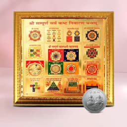 Divine Prosperity Set: Shree Yantra & Blessing Coin 1