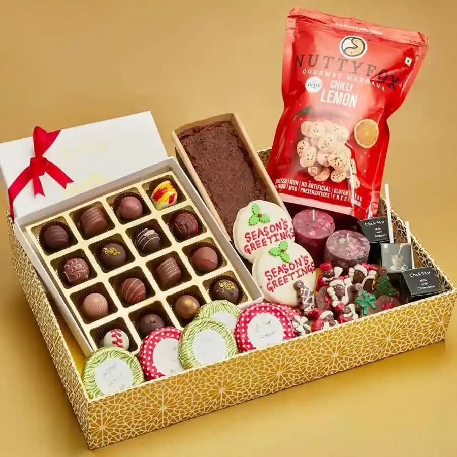 Festive Flavors Chocolate N Treats Hamper