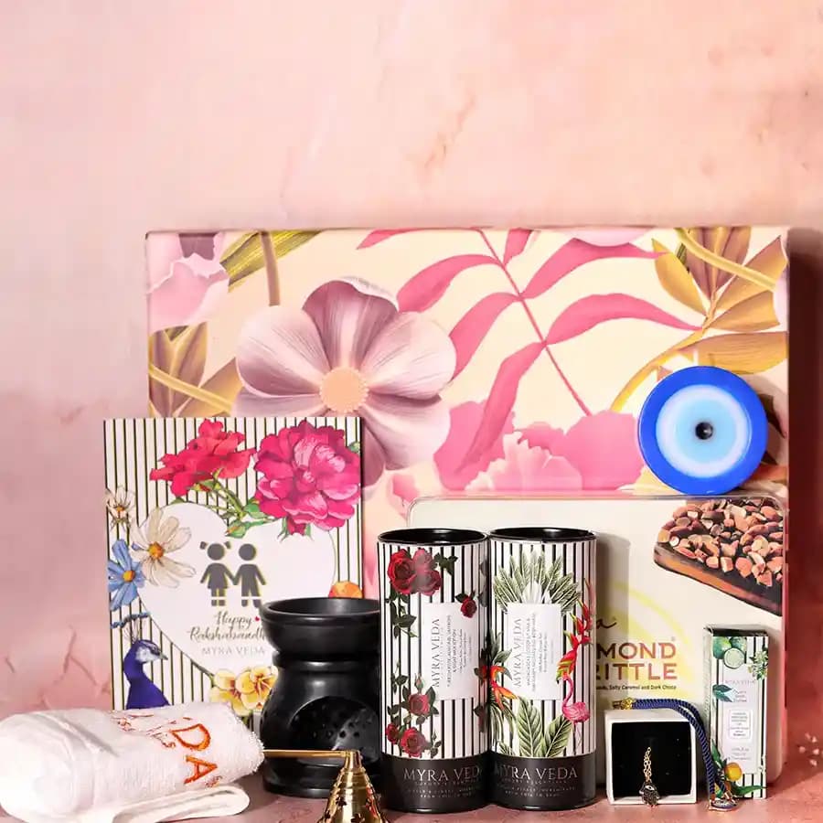 Luxurious Festive Gift Box for Raksha Bandhan