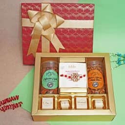 Festive Rakhi Nut N Chocolate Combo 1