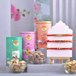 Designer Rakhis and Nut Feast 1