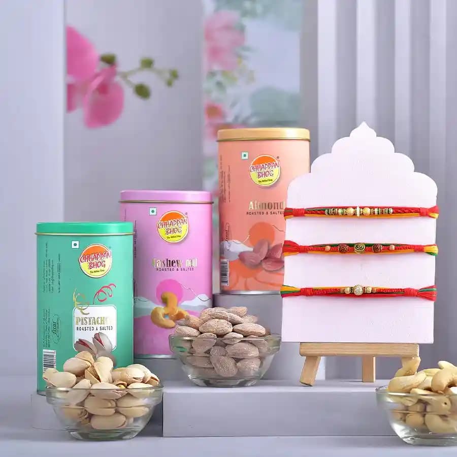 Designer Rakhis and Nut Feast