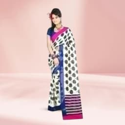 Spectacular Faux Georgette Printed Saree 1