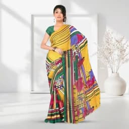 Nifty Glow Chiffon Saree 1