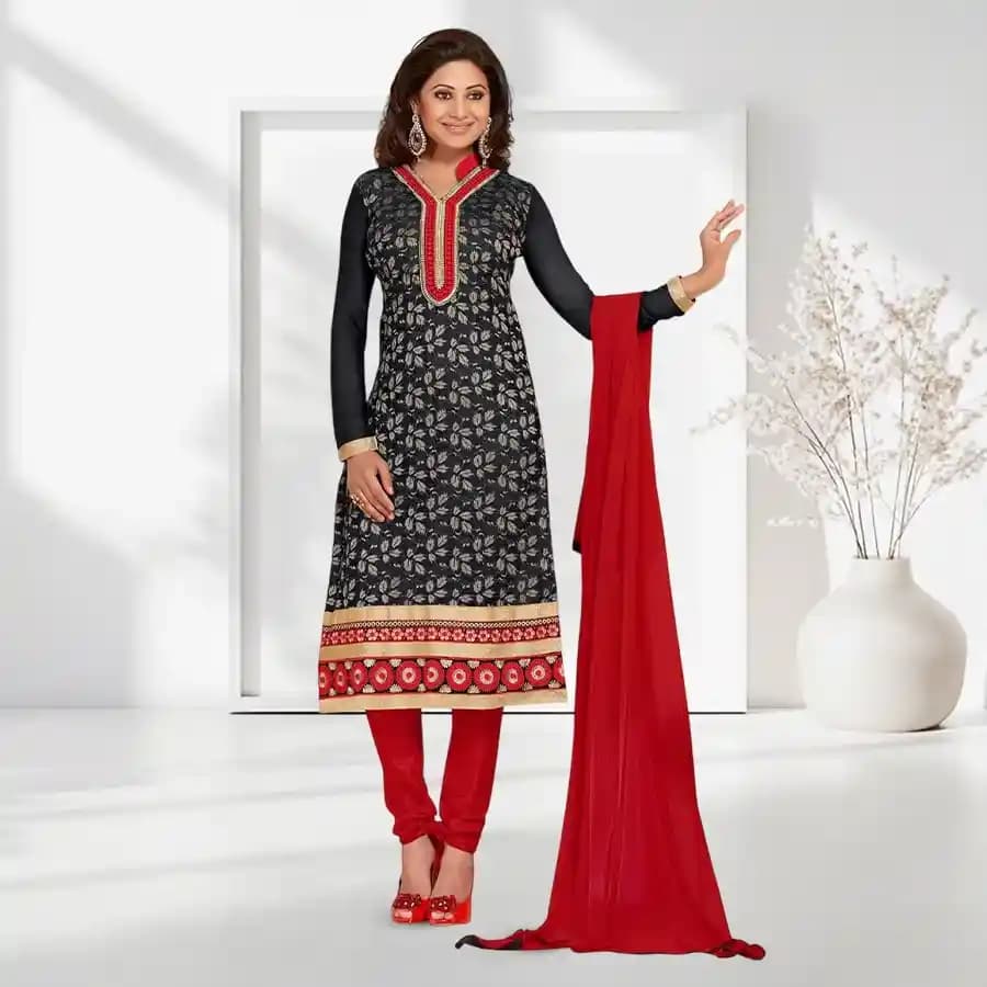 Pretty Women’s Siya Crepe N Chiffon Printed Salwar Suit