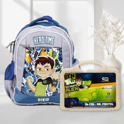 Ben 10 Adventure Backpack with Art Supplies 1