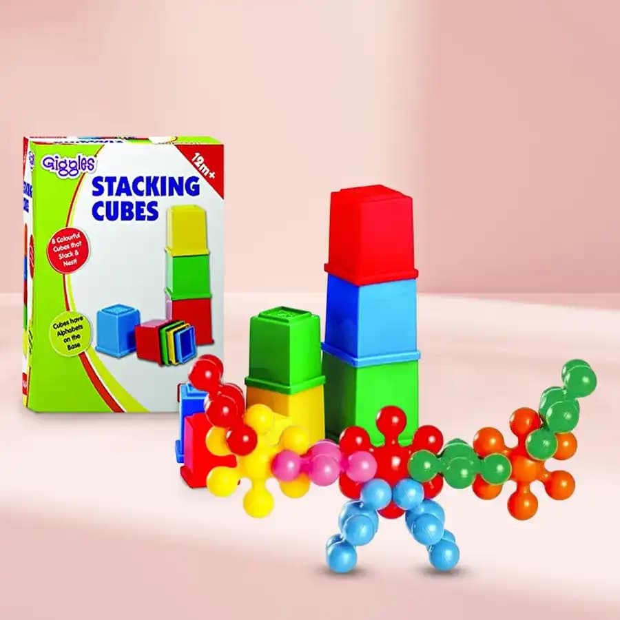 Playful Stacking Cube Adventure