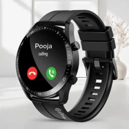 Elegant Black PTron Reflect Smartwatch 1