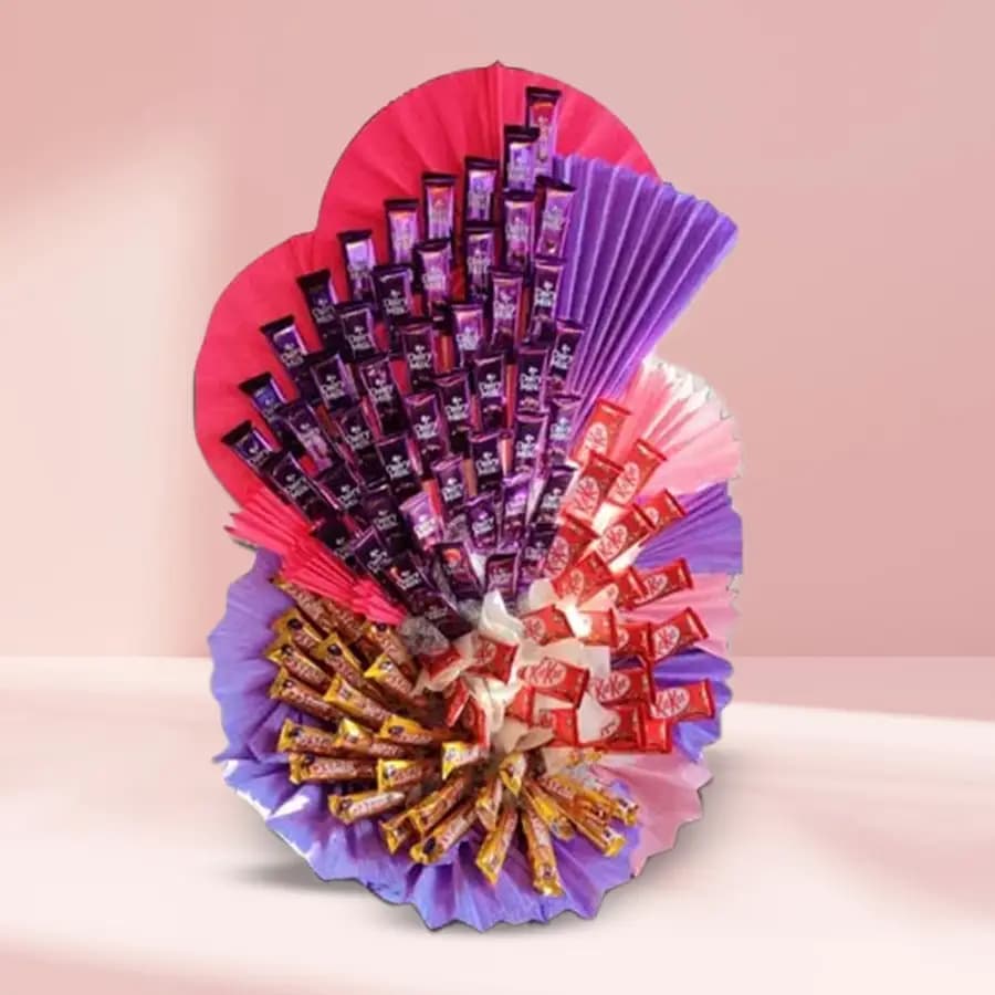 Wonderful Assorted Chocolates Arrangement