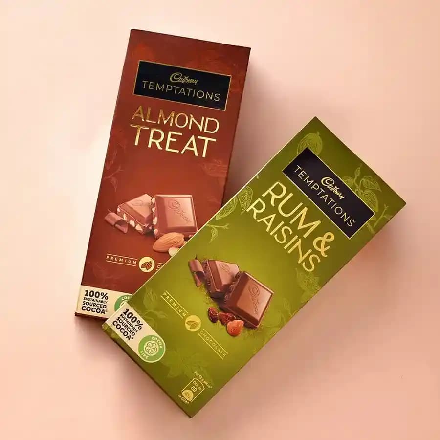 Delectable Cadbury Temptation Bars