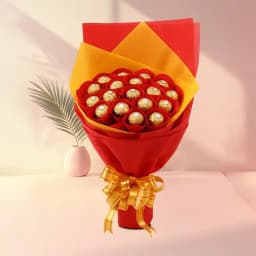 Wonderful 16 pcs Ferrero Rocher Chocolate Bouquet 1