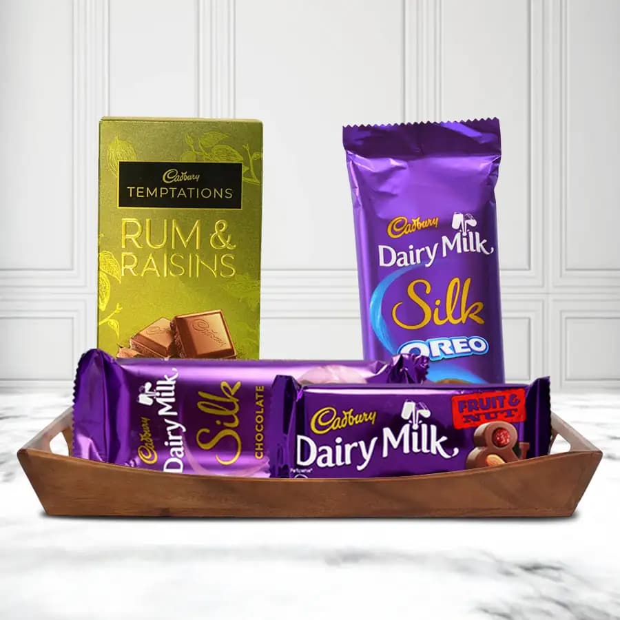 Mouth-Watering Cadbury Chocolates Gift Tray