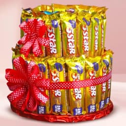 Marvelous 2 tier Arrangement of Cadbury 5 Star 1