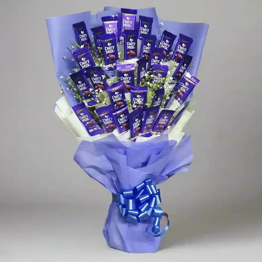 Delicious Bouquet of Cadbury Dairy Milk Chocolates