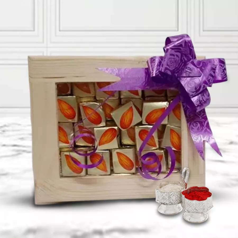 Almond Chocolates n Pooja Thali