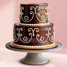 Fresh-Baked 2 Tier Eggless Chocolate Flavor Cake 1
