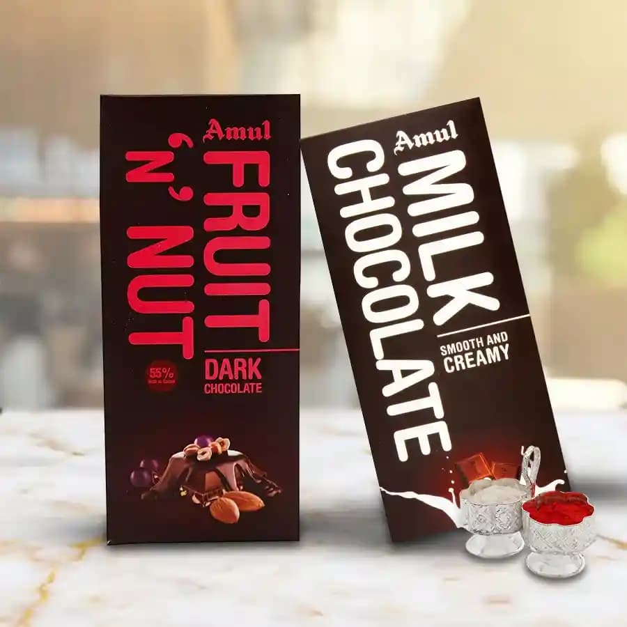 Two Amul Chocolates Bar