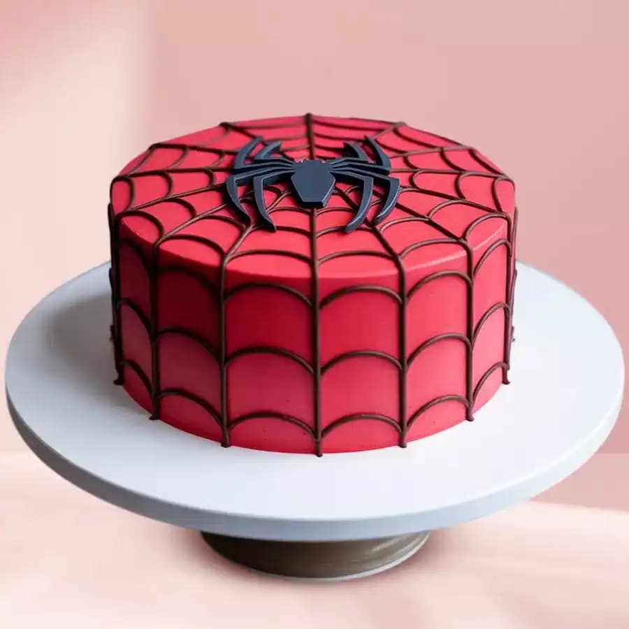 Classic Spider Man Chocolate Cake Treat