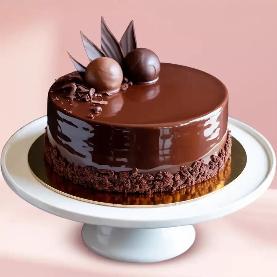 Chocolate Truffle Eggless Cake
