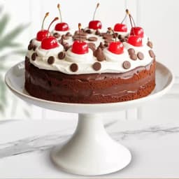 Fresh-Baked Treat of Eggless Chocolate Cherry Cake 1