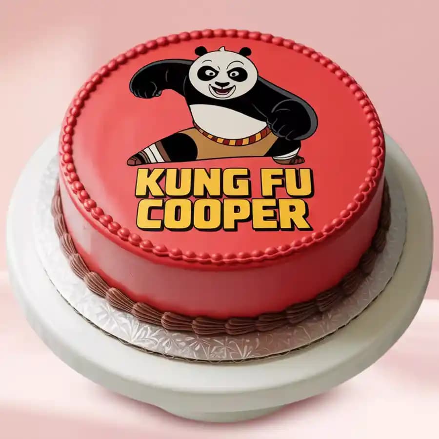 Classic Kung Fu Panda Chocolate Delight Cake