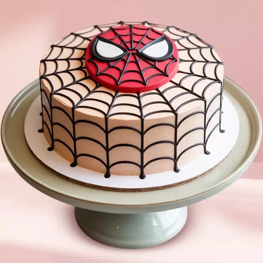 Lip-Smacking Spider Man Cake
