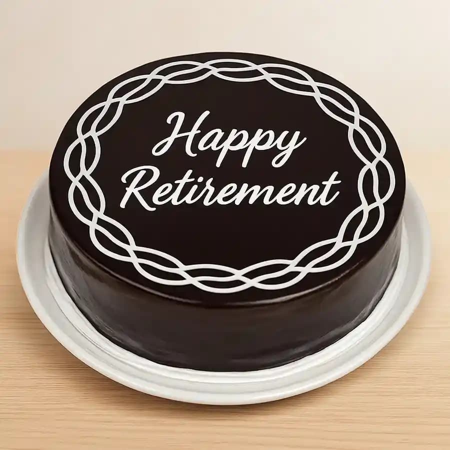Retirement Chocolate Cake