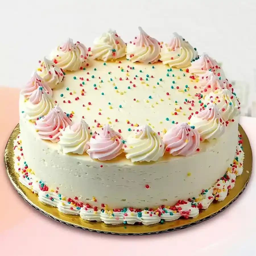 Delightful Vanilla Cake Surprise