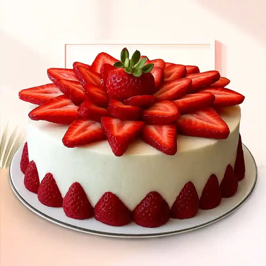 Tasty Strawberry Cake