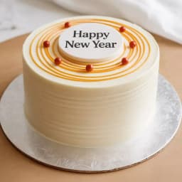 1 Lb Vanilla Cake with 10 Red Rose Bouquet 1