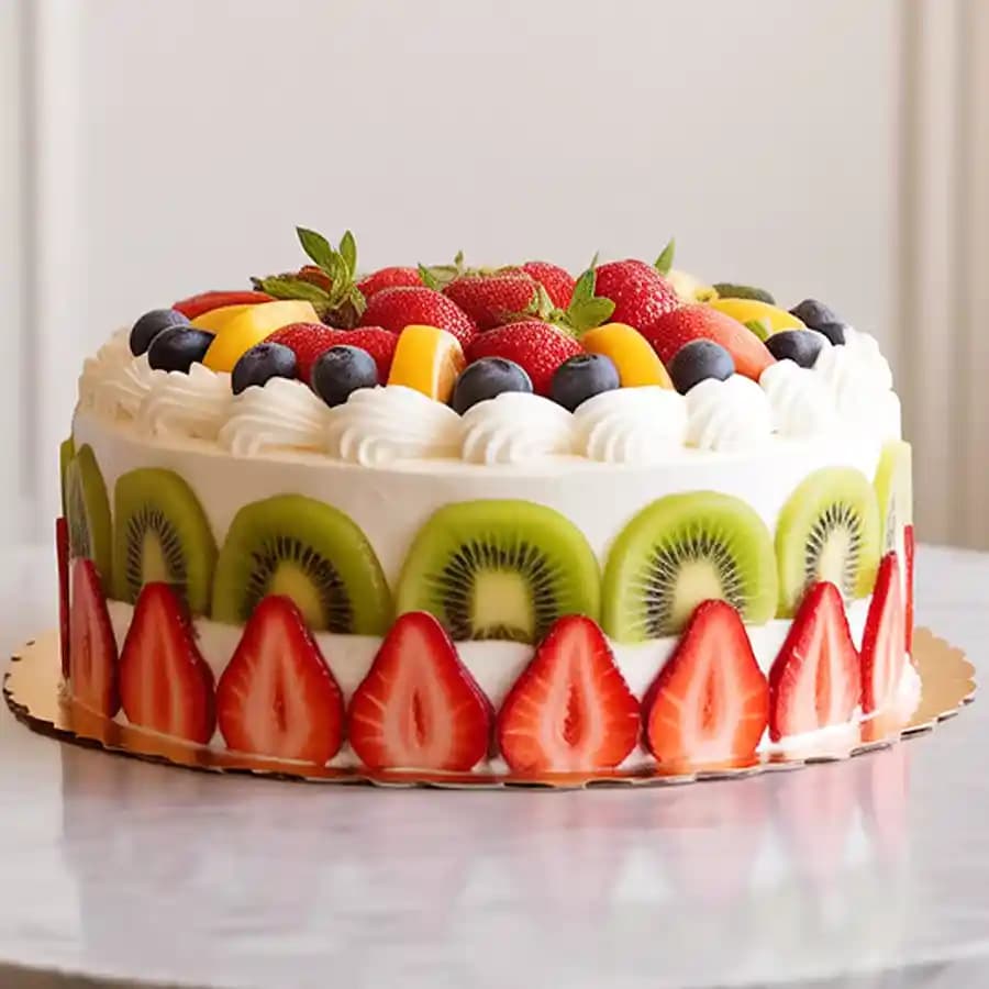 Enjoyment’s Embrace 1 Kg Egg less Fresh Fruit Cake
