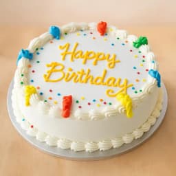 Delicious Vanilla Cake for Birthday 1