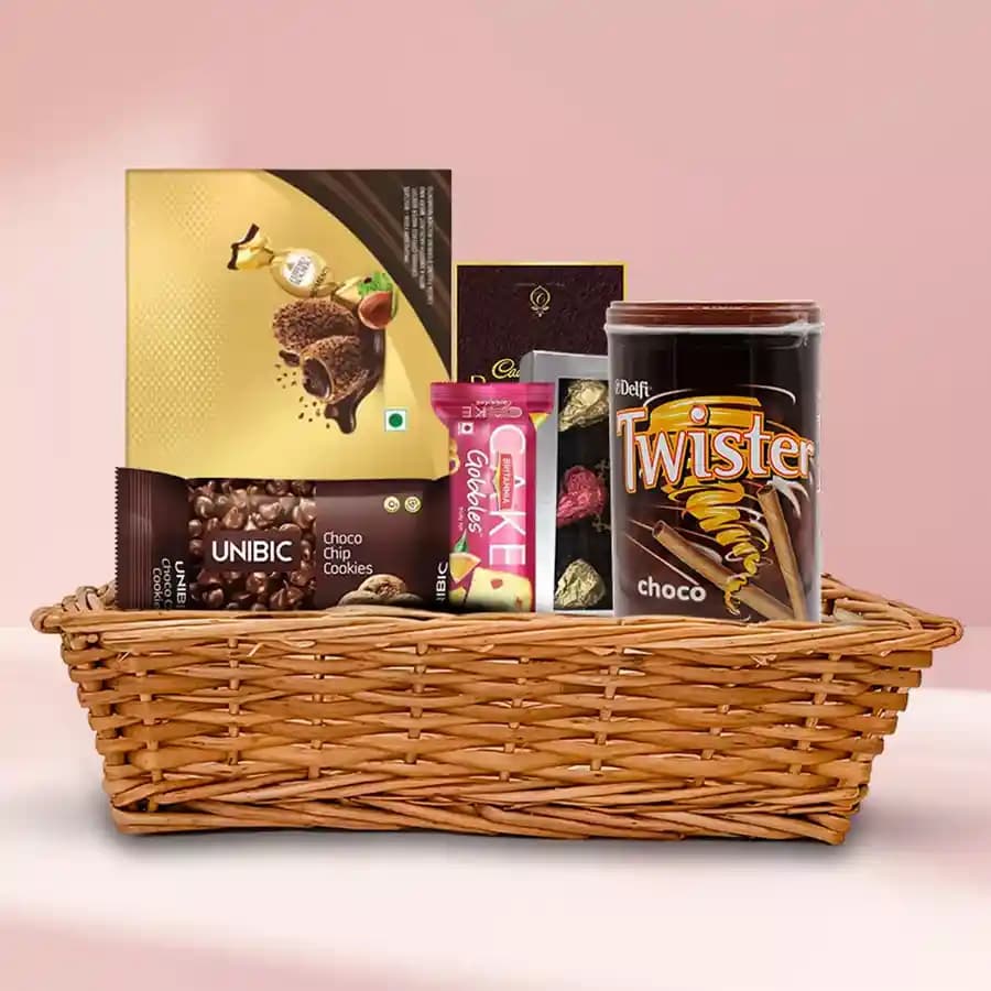 Exquisite Chocolate Gift Basket
