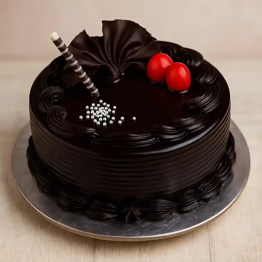 Delicious Chocolate Truffle Cake