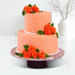 Special 2 Tier Wedding Cake 1