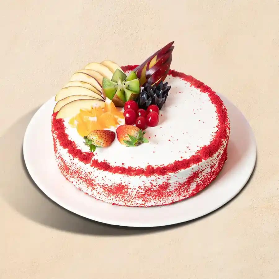 Luscious Red Velvet Celebration Cake